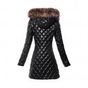 Manteau Duvetica Noir Pour Femme Pas Cher